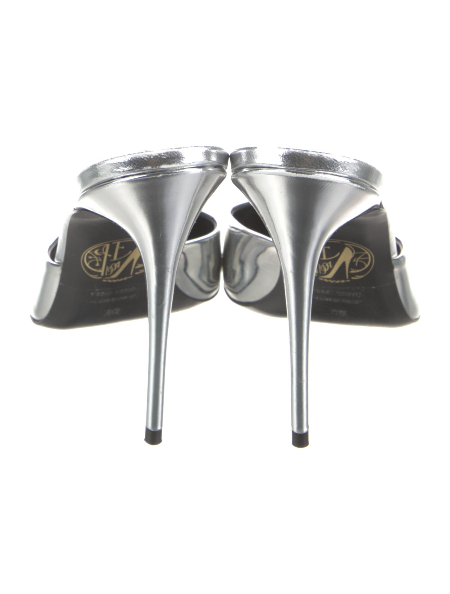 Maison Ernest Patent Leather Mules